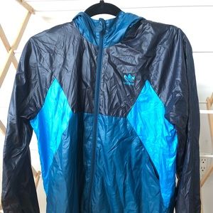 Blue adidas zip up jacket